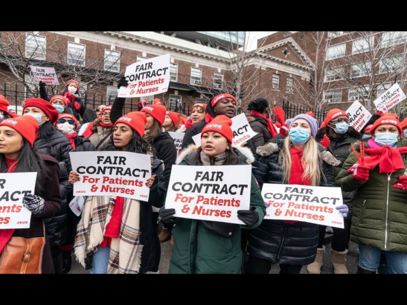 New York, sciopero infermieri cambia le regole: aumento salari, safe staffing e tutele AI